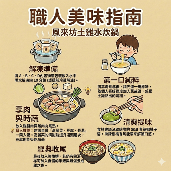 牛腸鍋煮製圖